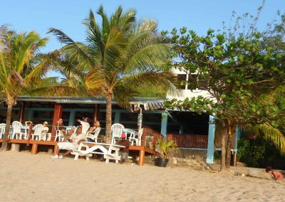 De Reef bar and restaurant on Lower Bay.